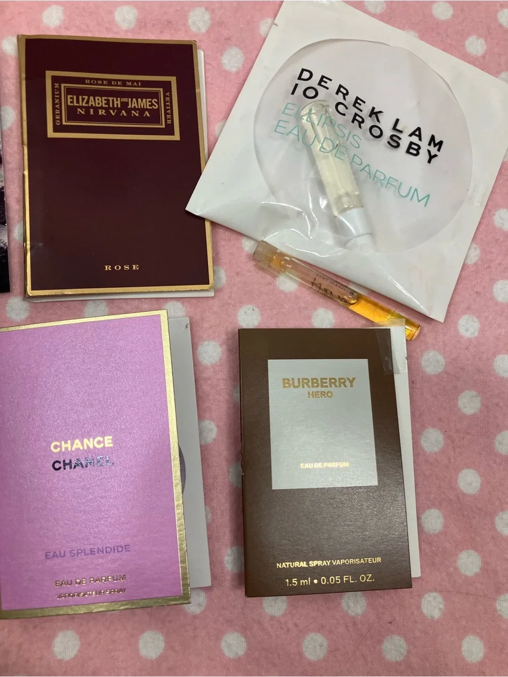 8 Samples - Designer fragrance